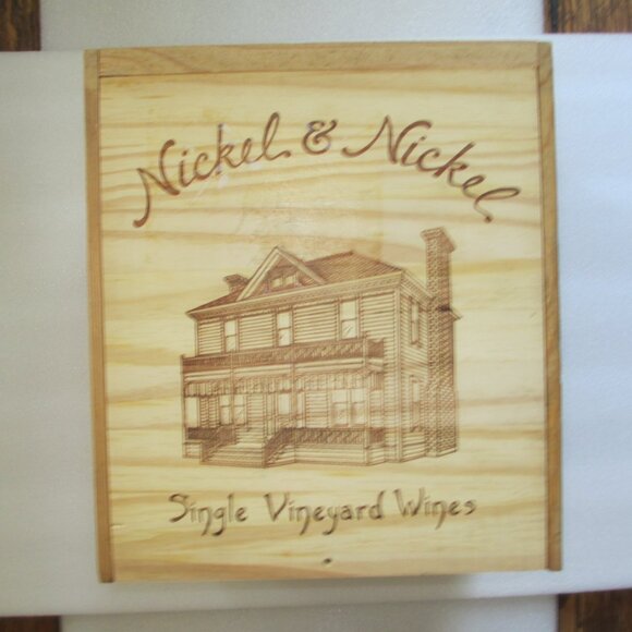 NICKEL & NICKEL WOODEN WINE CRATE - Picture 10 of 12